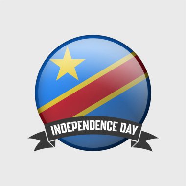 Demokratik Kongo Cumhuriyeti Bağımsızlık Günü Rozeti