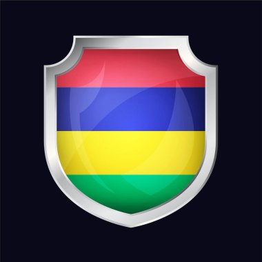 Mauritius Gümüş Kalkan Bayrak Simgesi