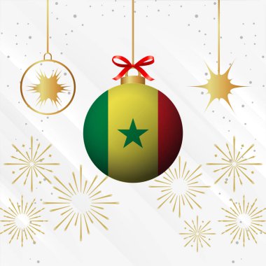 Noel Balosu Senegal Bayrak Kutlaması Süslemeleri