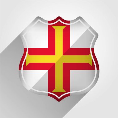 Guernsey Bayrak Yolu İllüstrasyonu