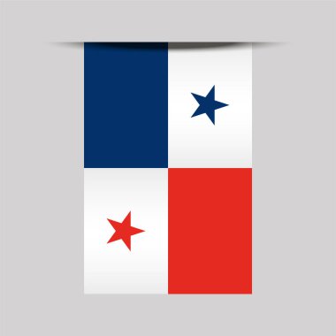 Panama Sancak Vektörü İllüstrasyonu