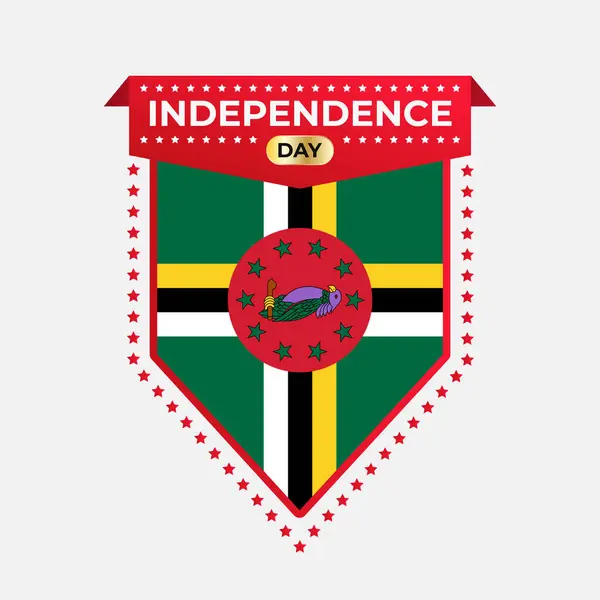 stock vector Dominica Independence Day Banner Design