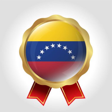 Yaratıcı Venezuela Bayrak Vektör Tasarımı