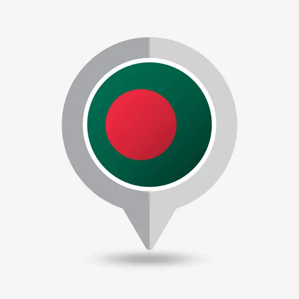 stock vector Bangladesh Location Pin Icon Vector Illustration