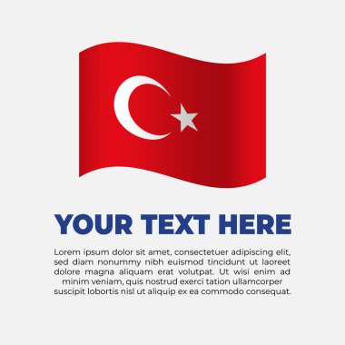 Türkiye Bayrak Arkaplan Şablonu