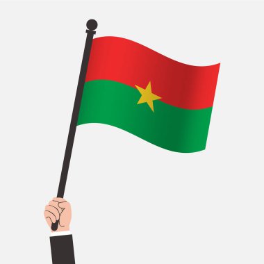 El ele tutuşan Burkina Faso Sallanan Bayrak