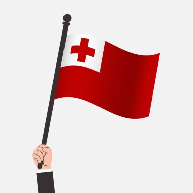 El ele tutuşan Tonga Sallanan Bayrak