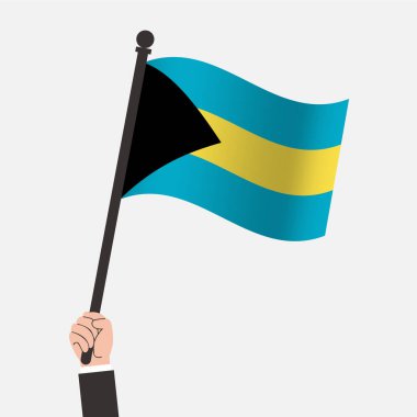 El ele tutuşan Bahamalar Sallanan Bayrak