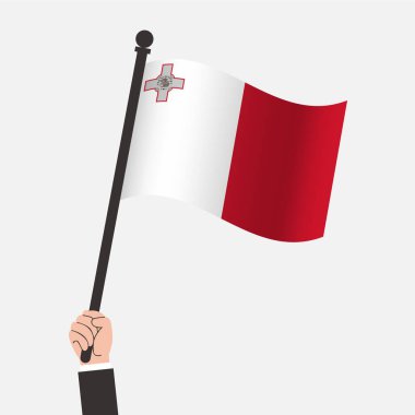 El Tutma Malta Sallama Bayrağı
