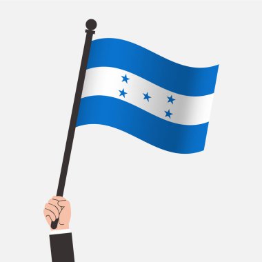 El ele tutuşan Honduras Sallanan Bayrak