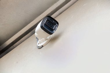 CCTV Güvenlik Gözetim Kamerası. Güvenlik kameraları, farklı videolar. ev güvenlik sistemi kavramı