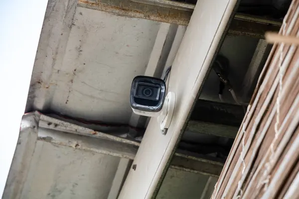 Bezpečnostní Bezpečnostní Kamera Cctv Kamery Sadu Různých Videokamer Koncepce Domácího — Stock fotografie