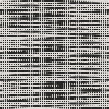 Modern Stylish Halftone Square Destern Soyut Arkaplan. Değişken kare şekilli tek renkli ızgara. Çağdaş tasarım, dijital sanat ve teknolojiden esinlenilmiş projeler için ideal.