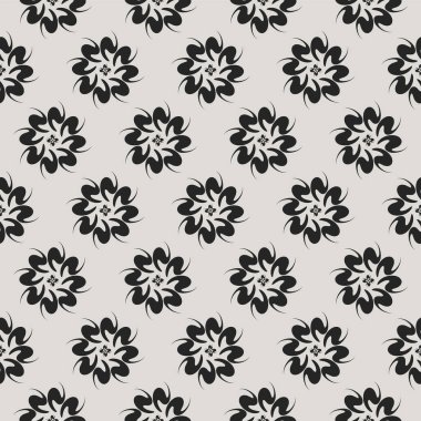 Beyaz Arkaplan 'da Modern Tarz Spiral Deseni. Kusursuz, simetrik tasarım, dinamik ve cesur bir görünüş. Tekstil, duvar kâğıtları ve dijital arkaplan için ideal.