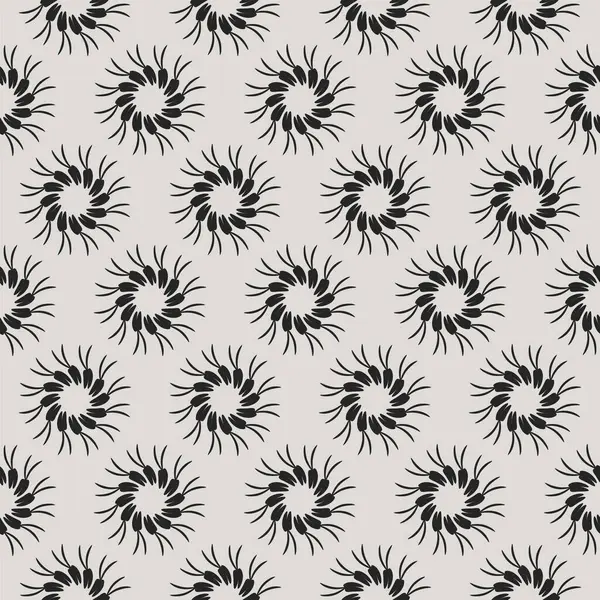 Beyaz Arkaplan 'da Modern Tarz Spiral Deseni. Kusursuz, simetrik tasarım, dinamik ve cesur bir görünüş. Tekstil, duvar kâğıtları ve dijital arkaplan için ideal.