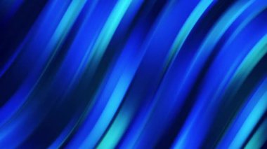 Canlı Mavi Soyut Çizgiler Harekete Geçiyor. Dinamik, enerjik ve akışkan mavi çizgiler. Arkaplan ve dijital görüntüler için ideal.
