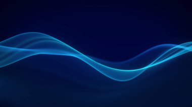 Karanlık arka planda parlayan fütürist teknoloji. Yumuşak bir gradyan ve soyut dijital tasarım. Modern teknoloji görselleri ya da yenilikçi arka planlar için mükemmel..