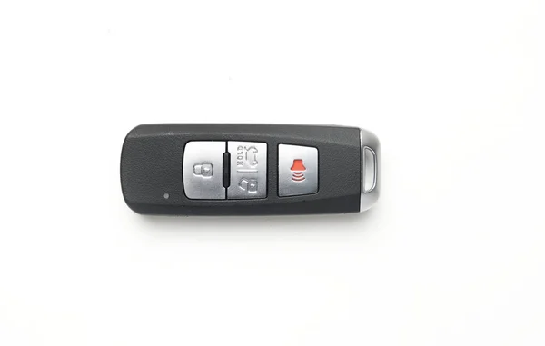 Picture Keyless Car Key Mobilizer White Background — Stock Photo, Image