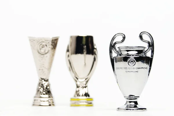 2023年8月12日 欧洲冠军联赛的选择性焦点图片和其他的杯洞察力 由欧洲足联主办的年度超级杯足球赛 — 图库照片