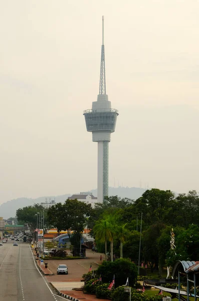 Куантан Малайзія Серпня 2023 Року Вибіркова Фокусна Картина Вежі Куантан — стокове фото