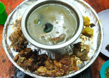 Buharlı geminin ızgara kısmının ses efektiyle seçmeli odak 