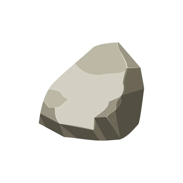 Rock Boulder Natural Shape Stone Vector Illustration — Stock Vector