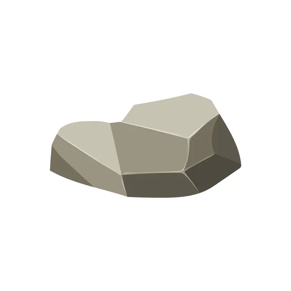 Rock Boulder Natural Shape Stone Vector Illustration — Archivo Imágenes Vectoriales