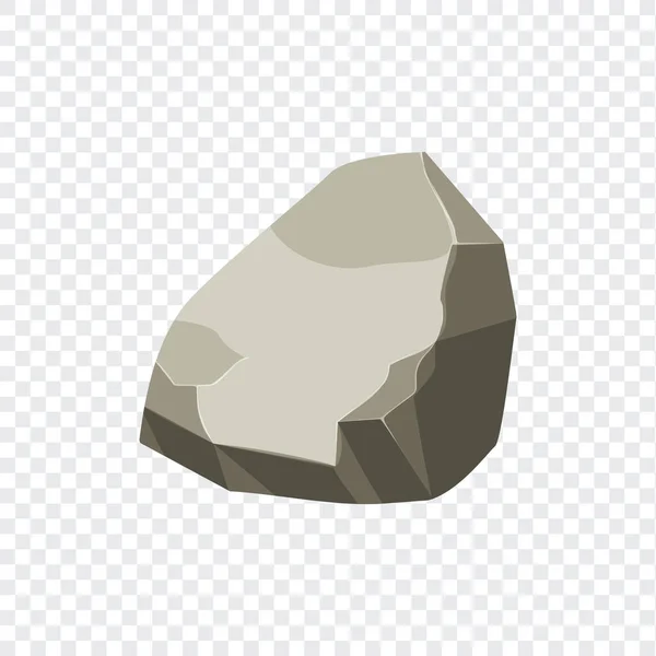Rock Boulder Natural Shape Stone Vector Illustration — Stockvektor