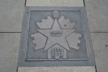 Şöhret Yolu 'nda Grand Prix! Profesyonel yarışçı Hideki Noda 'nın Romanya' daki Sibiu Şöhret Yolu 'nda kendi yıldızı var