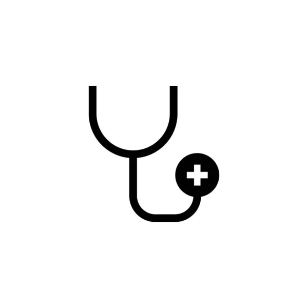 Здоровий Безпечний Знак Ізольований Білому Тлі Графічний Символ Сучасний Простий — стоковий вектор