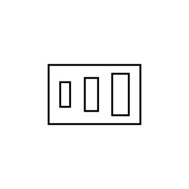 Beyaz arkaplanda çeşitli işaret simgesi izole edildi. Grafik sembolü modern, basit, vektör, web sitesi tasarımı için simge, mobil uygulama, ui. Vektör İllüstrasyonu