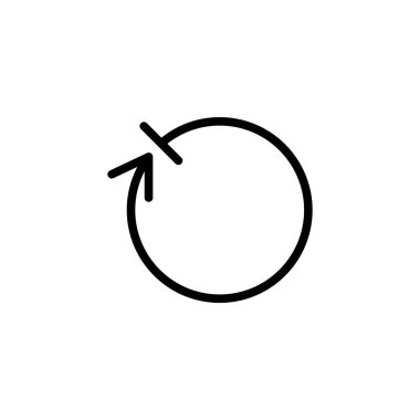 Beyaz arkaplanda bir devrim simgesi izole edilmiş. Grafik sembolü modern, basit, vektör, web sitesi tasarımı için simge, mobil uygulama, ui. Vektör İllüstrasyonu