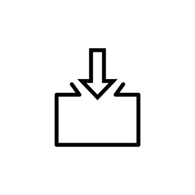Beyaz arkaplanda doldurma simgesi izole edildi. Grafik sembolü modern, basit, vektör, web sitesi tasarımı için simge, mobil uygulama, ui. Vektör İllüstrasyonu