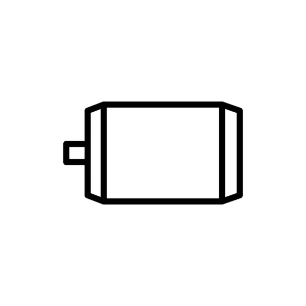 Elektromotor Znamení Ikona Izolované Bílém Pozadí Grafický Symbol Moderní Jednoduchý — Stockový vektor