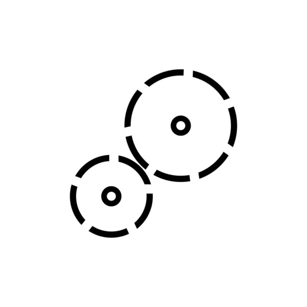 Ikona Řadicí Páky Izolovaná Bílém Pozadí Grafický Symbol Moderní Jednoduchý — Stockový vektor