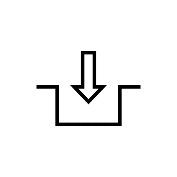 Icono Signo Activación Mecánica Aislado Sobre Fondo Blanco Símbolo Gráfico — Archivo Imágenes Vectoriales