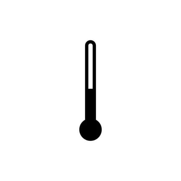 Temperature Sign Icon Isolated White Background Graphical Symbol Modern Simple — Stock Vector