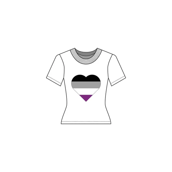 티셔츠 아이콘은 배경에 분리되어 있습니다 Apparel Symbol Modern Simple Vector — 스톡 벡터