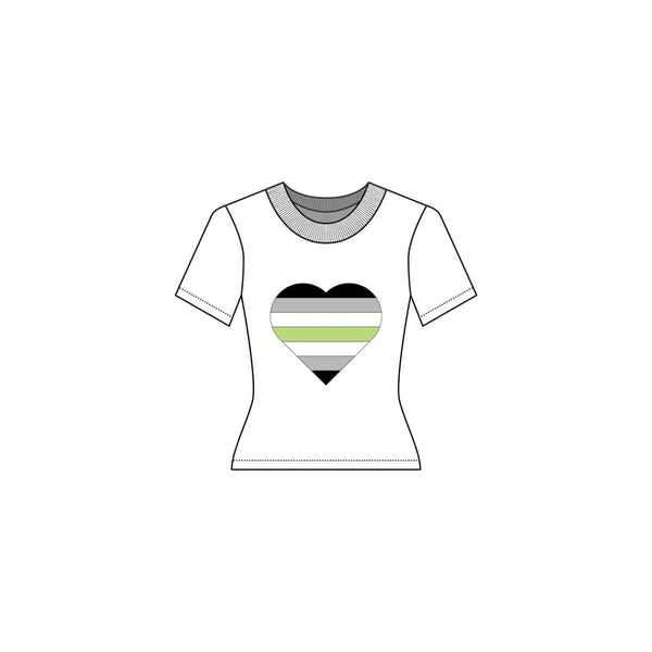 Shirt Icon Isolated White Background Apparel Symbol Modern Simple Vector — Stock Vector