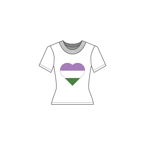 Ícone Camiseta Isolado Fundo Branco Vestuário Símbolo Moderno Simples Vetor —  Vetores de Stock