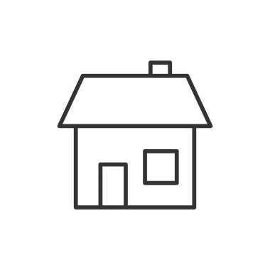 Beyaz arkaplanda ev simgesi izole edildi. Gayrimenkul sembolü modern, basit, vektör, web sitesi tasarımı için simge, mobil uygulama, ui. Vektör İllüstrasyonu