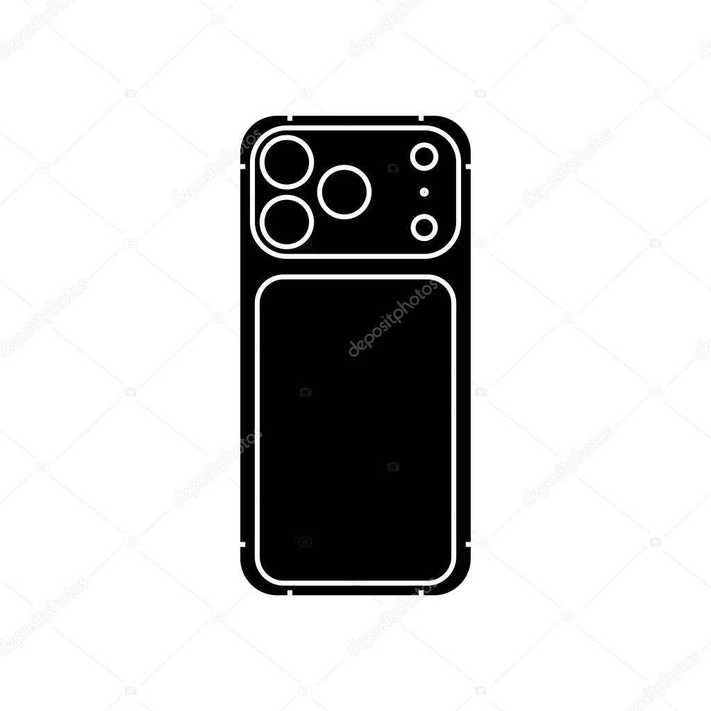 Smartphone icon isolated on white background. Gadget symbol modern, simple, vector, icon for website design, mobile app, ui. Vector Illustration