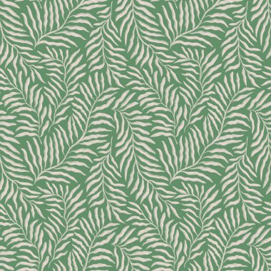 Dekoratif plastik palmiye yapraklarıyla kusursuz desen
