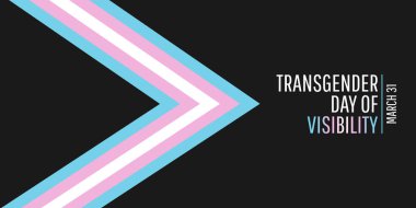 Transseksüel Görünürlük Günü transseksüel gurur bayrağı ve imzasıyla
