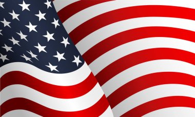 Amerikan bayrağının dalgalanması