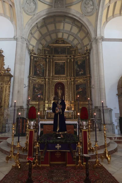 Aracena Huelva Hiszpania Marca 2023 Chrystus Parafii Matki Bożej Wniebowzięcia — Zdjęcie stockowe