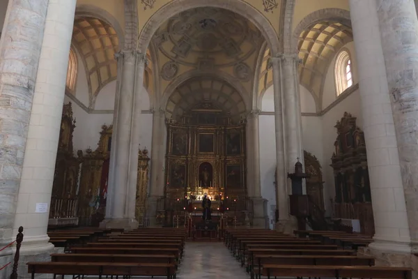 Aracena Huelva スペイン 2023年3月30日 Altar Dome Parish Our Lady Assumption — ストック写真