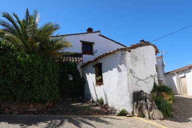 Aracena, Huelva, İspanya, 30 Mart 2023: Aracena, Huelva 'daki en eski evlerden biri. İspanya