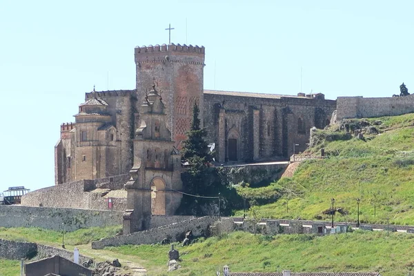 Aracena Huelva Ισπανία Μαρτίου 2023 Πριν Από Την Εκκλησία Της — Φωτογραφία Αρχείου