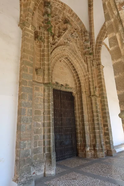 Aracena Huelva Spain March 2023 Door Rear Portico Our Lady — Stock Photo, Image